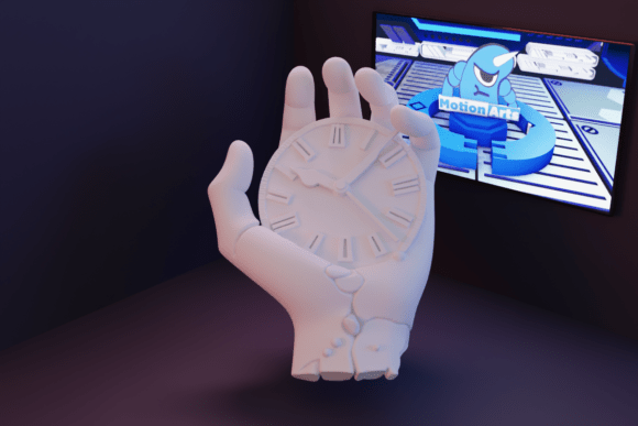 Abstract Clock Hand 3D STL File: Blending Time and Art in Your Prints