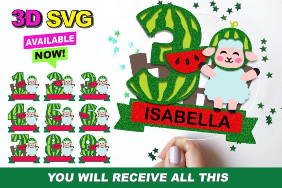 Baby Sheep Watermelon Numbers Topper: A Practical Guide for Creators
