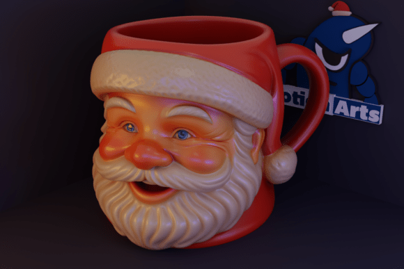 Bringing the Magic of Christmas to Your Morning: The Santa Claus 3D Printed Mug