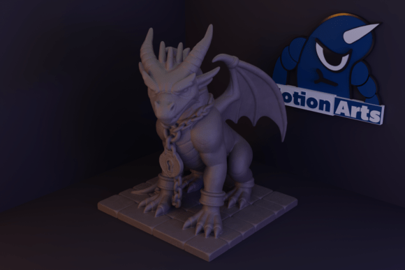 Chained Dragon: A Beginner-Friendly 3D Print with Symbolic Power
