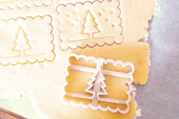 Christmas Tree on a Biscuit Cutter