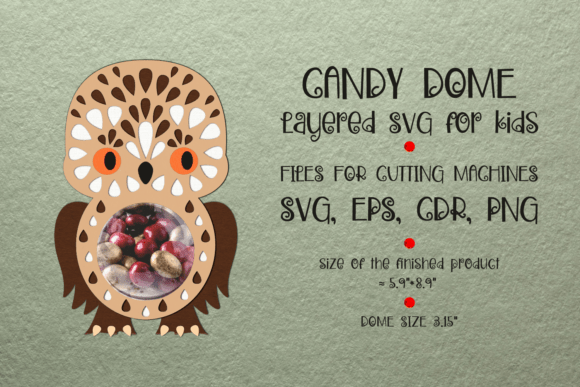 Evaluating the Baby Owl Candy Dome Template for Your Paper Craft Projects