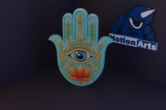 Hand of Fátima: A Symbolic 3D Model