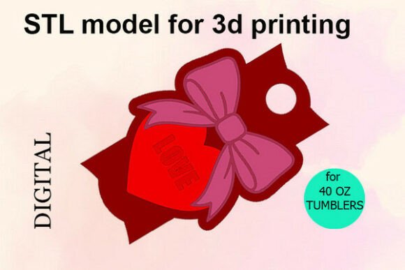 Heart with Bow, 40 OZ Tumbler, Stl File: A Practical Guide for Custom Drinkware