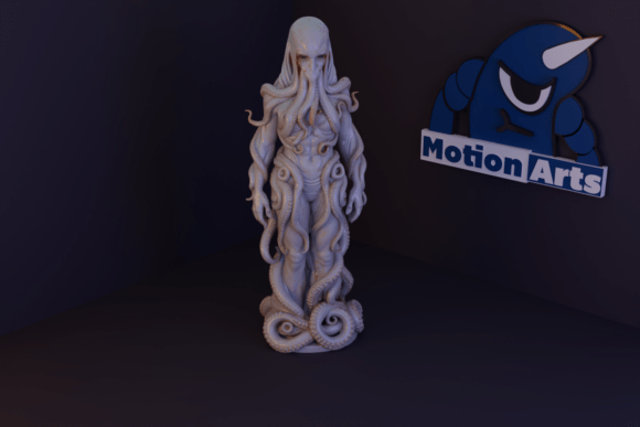 Humanoid Octopus Creature: A Guide to Printing the Abyssal Hybrid