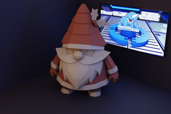 Low Poly Santa Claus: The Geometric Evolution of Holiday Decor