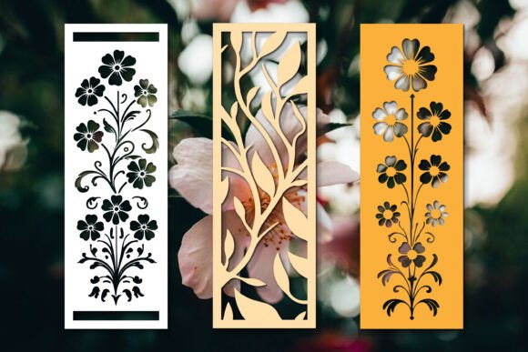 Paper Cut Floral Bookmarks SVG: A Guide to Precision and Elegance