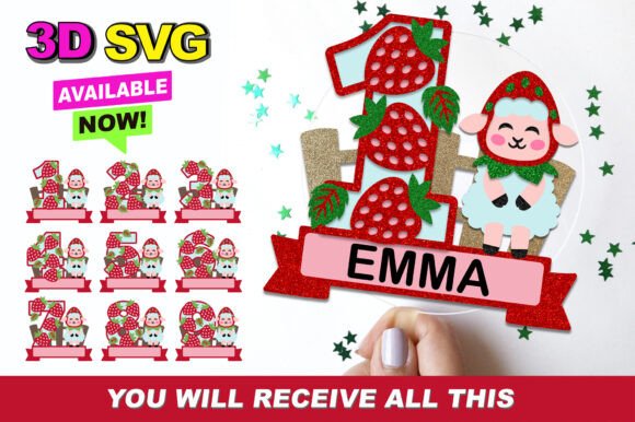 Practical Review: Baby Sheep Strawberry Numbers Topper