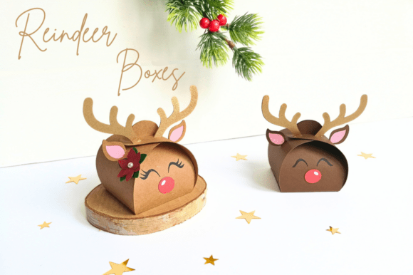 Reindeer Boxes - Christmas Favor Boxes