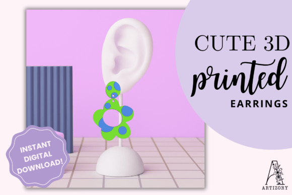 Reviving Y2K Aesthetics: The Strategic Value of Retro Flower Earring STL Files for Modern Makers