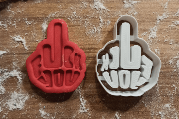 Rude Middle Finger Cookie Cutter: A Bold Statement in Modern Baking
