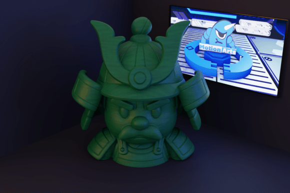 Samurai Bust: Blending Tradition with Modern 3D Printing