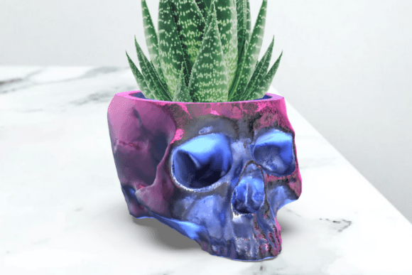Skull Planter: The Intersection of Gothic Aesthetics and 3D Printing