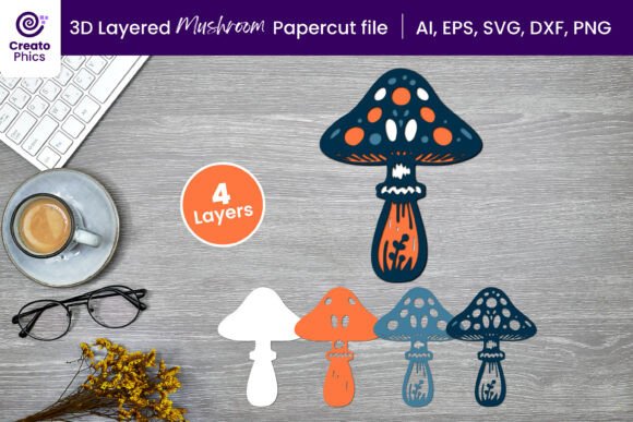 The Art of the Layered Mushroom: Transforming Flat Paper into Dimensional Magic