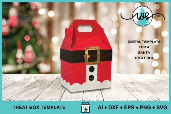 Transforming Holiday Gifting with the Santa Christmas Treat Box Gable Template