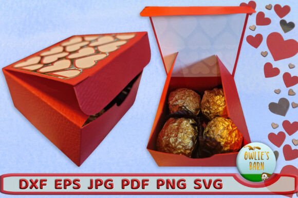 Valentine Favours Box: Digital Design