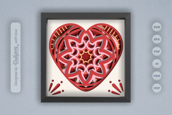 Valentines Mandala Heart Layered Papercut: A Practical Evaluation